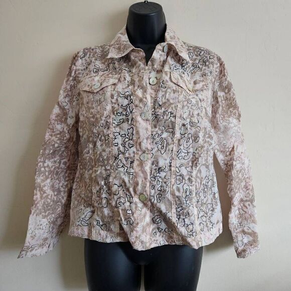 Ruby Rd. Sheer Jacket - Picture 1 of 8